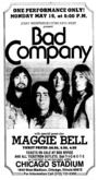 Bad Company / Maggie Bell on May 19, 1975 [625-small]