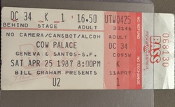 U2 / Lone Justice on Apr 25, 1987 [973-small]