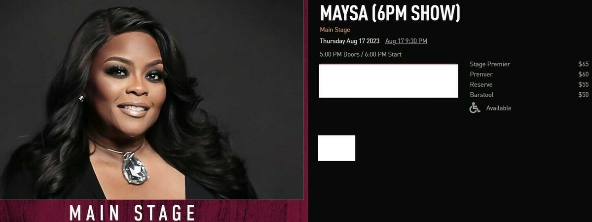 Maysa Concert & Tour History (Updated for 2023 - 2024) | Concert Archives Maysa Concert & Tour History (Updated for 2023 - 2024) | Concert Archives