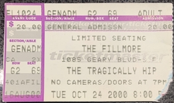The Tragically Hip on Oct 24, 2000 [152-small]