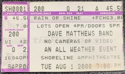 Dave Matthews Band on Aug 1, 2000 [167-small]