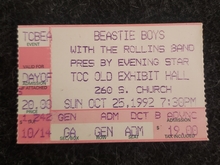 Beastie Boys / Rollins Band on Oct 25, 1992 [637-small]