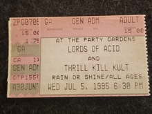 Lords of Acid / My Life With the Thrill Kill Kult / Prick on Jul 5, 1995 [895-small]