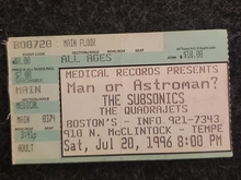 Man or Astro-man? / The Subsonics / The Quadrajets on Jul 20, 1996 [203-small]