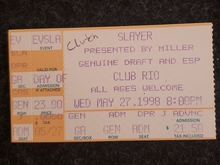 Slayer / Clutch on May 27, 1998 [946-small]