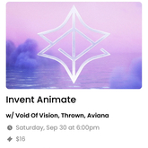 Invent Animate / Void of Vision / Thrown / Aviana on Sep 30, 2023 [210-small]