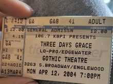 Three Days Grace / Lo-Pro / Edgewater on Apr 12, 2004 [235-small]