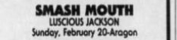 Smash Mouth / Luscious Jackson on Feb 20, 2000 [633-small]