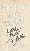 Signatures of members of Anthrax from in-store at Cutler's Records and Tapes before the show, Black Sabbath / W.A.S.P. / Anthrax on Mar 29, 1986 [654-small]