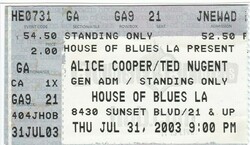 Alice Cooper / Reverend Horton Heat / Ted Nugent on Jul 31, 2003 [604-small]