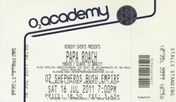Papa Roach / Yashin / Slaves to Gravity on Jul 16, 2011 [675-small]