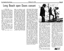The Doors / Albert King / Flying Burrito Brothers on Feb 7, 1970 [772-small]