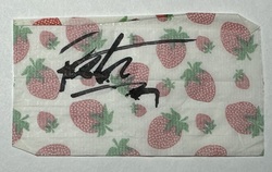 Pete signed strawberry joint paper, tags: Article - Pete International Airport / The Mary Vision on Oct 7, 2018 [801-small]