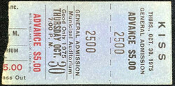 KISS / Montrose / Bob Seger & The Silver Bullet Band on Oct 30, 1975 [083-small]