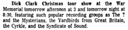 The Yardbirds / The Cyrkle / Syndicate Of Sound / ? and the mysterians on Dec 26, 1966 [511-small]
