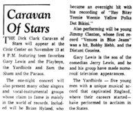 Gary Lewis & The Playboys / Sam The Sham & The Pharaohs / The Yardbirds / Bryan Hyland / Jimmy Clanton on Nov 13, 1966 [688-small]