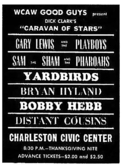 Gary Lewis & The Playboys / Sam The Sham & The Pharaohs / The Yardbirds / Bryan Hyland on Nov 24, 1966 [733-small]