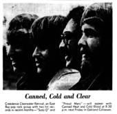 Canned Heat / Creedence Clearwater Revival / COLD BLOOD on Apr 11, 1969 [897-small]