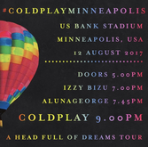 Coldplay / AlunaGeorge / Izzy Bizu on Aug 12, 2017 [902-small]