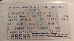 Mötley Crüe / White Lion / Skid Row on Nov 3, 1989 [144-small]