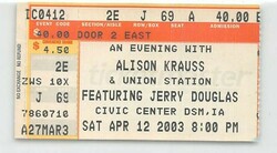 Alison Krauss + Union Station feat. Jerry Douglas on Apr 12, 2003 [428-small]