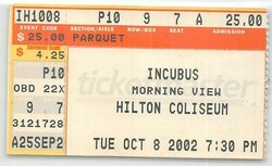 Incubus / Home Town Hero on Oct 8, 2002 [430-small]
