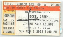 Nickel Creek on Nov 2, 2003 [435-small]