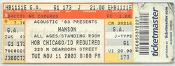 Hanson on Nov 11, 2003 [437-small]