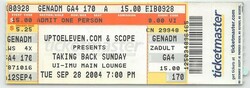 Fall Out Boy / Taking Back Sunday / Matchbook Romance / A Thorn For Every Heart on Sep 28, 2004 [449-small]