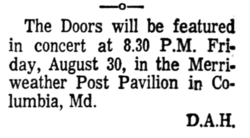 The Doors / earth opera on Aug 30, 1968 [638-small]