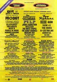 Leeds Festival (and Reading Festival) 2002 (Complete Line Up from flyer - not all bands were at both festivals) on Aug 23, 2002 [947-small]