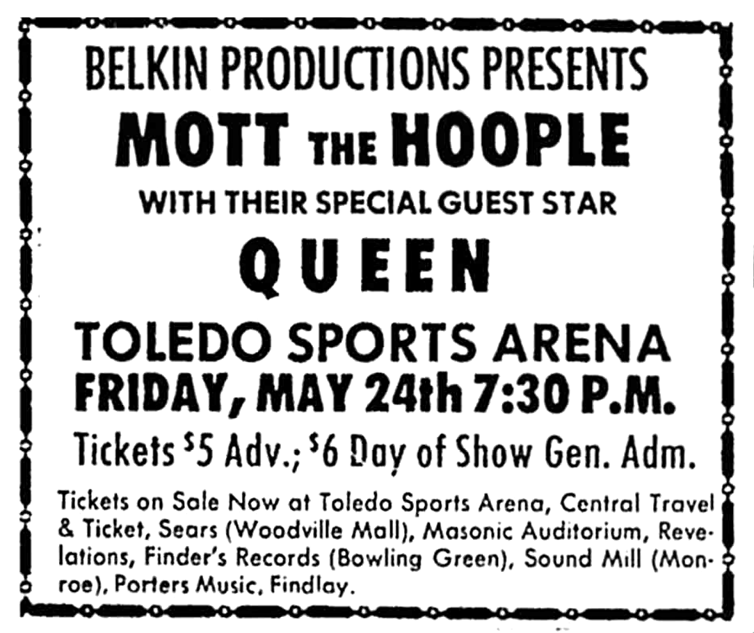 Concert History of Toledo Sports Arena Toledo, Ohio, United States