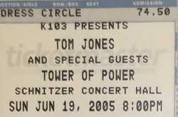 Tom Jones / Tower Of Power on Jun 19, 2005 [405-small]