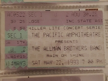 Allman Brothers Band on May 22, 1993 [680-small]