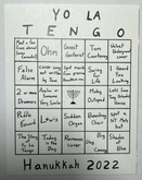 Hanukkah bingo sheet, tags: Article - Yo La Tengo / Sun Ra Arkestra / Carol Montgomery on Dec 25, 2022 [235-small]