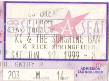 KC and the Sunshine Band / Rick Springfield on Jun 19, 1999 [376-small]