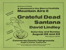 Grateful Dead / Santana / David Lindley & El Rayo-X on Aug 23, 1987 [620-small]