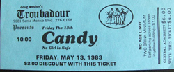 Candy / Little Tokyo / St. Valentine on May 13, 1983 [647-small]