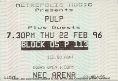 Pulp on Feb 22, 1996 [437-small]