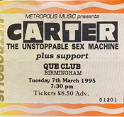carter the unstoppable sex machine / Salad / Thurman on Mar 7, 1995 [442-small]