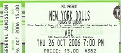 New York Dolls / Towers Of London on Oct 26, 2006 [607-small]
