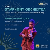 University of Northern Colorado, UNC Symphony Orchestra with Edward W. Hardy, Poster (2023), tags: Edward W. Hardy, University of Northern Colorado Artists, Greeley, Colorado, United States, Gig Poster, Advertisement, Unc Campus Commons Performance Hall - Edward W. Hardy / Andrés Felipe Jaime / University of Northern Colorado Artists on Sep 25, 2023 [623-small]