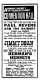 Paul Revere & The Raiders / chad and jeremy on Aug 20, 1966 [721-small]