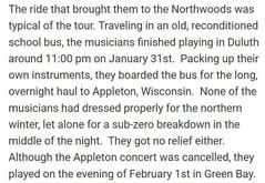 Buddy Holly & the Crickets / Ritchie Valens / J.P. Richardson (aka "The Big Bopper") / Dion and The Belmonts / Frankie Sardo on Feb 1, 1959 [809-small]
