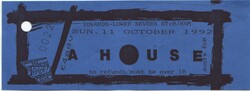 A House / The Darling Buds on Oct 11, 1992 [961-small]