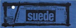 Suede / The Auteurs on Oct 14, 1992 [964-small]