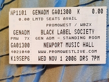 Black Label Society / Black Stone Cherry on Nov 1, 2006 [226-small]