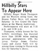 Hank Thompson / Buddy And The Two Tones / Buddy Holly on Jan 19, 1957 [308-small]