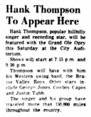 Hank Thompson / Buddy And The Two Tones / Buddy Holly on Jan 19, 1957 [315-small]