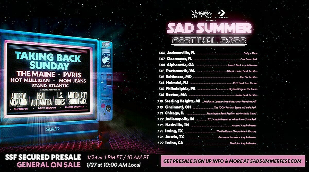 Jul 15, 2023 Sad Summer Festival 2023 at Skyline Stage, Mann Center